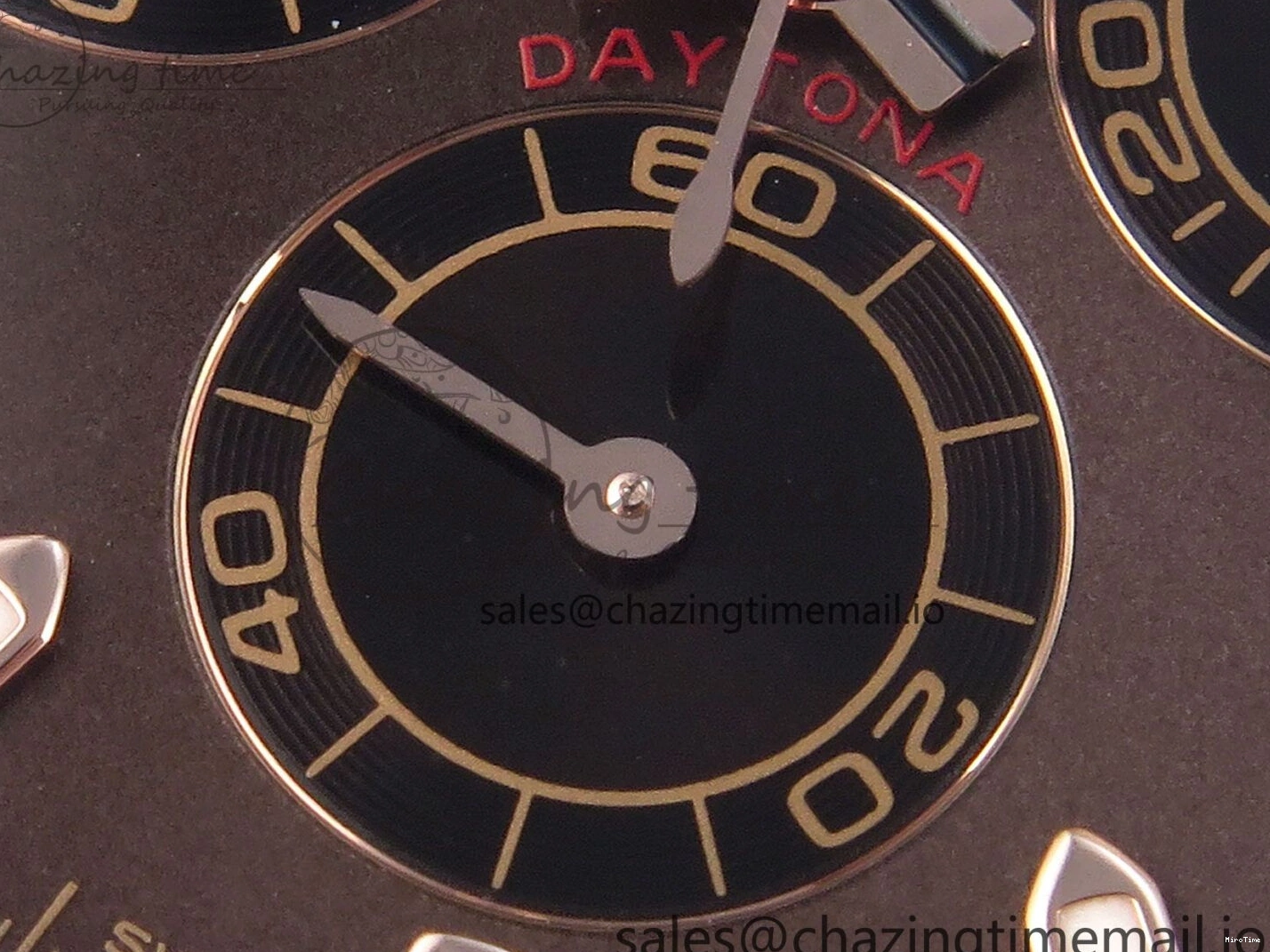 MiroTime 0302 Daytona 116505 KING 1:1 Best Edition Chocolate Dial on RG Bracelet SH OdorResistant 1932